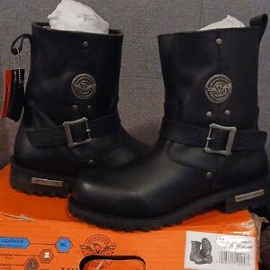 Milwaukee Leather Black Men's Boots